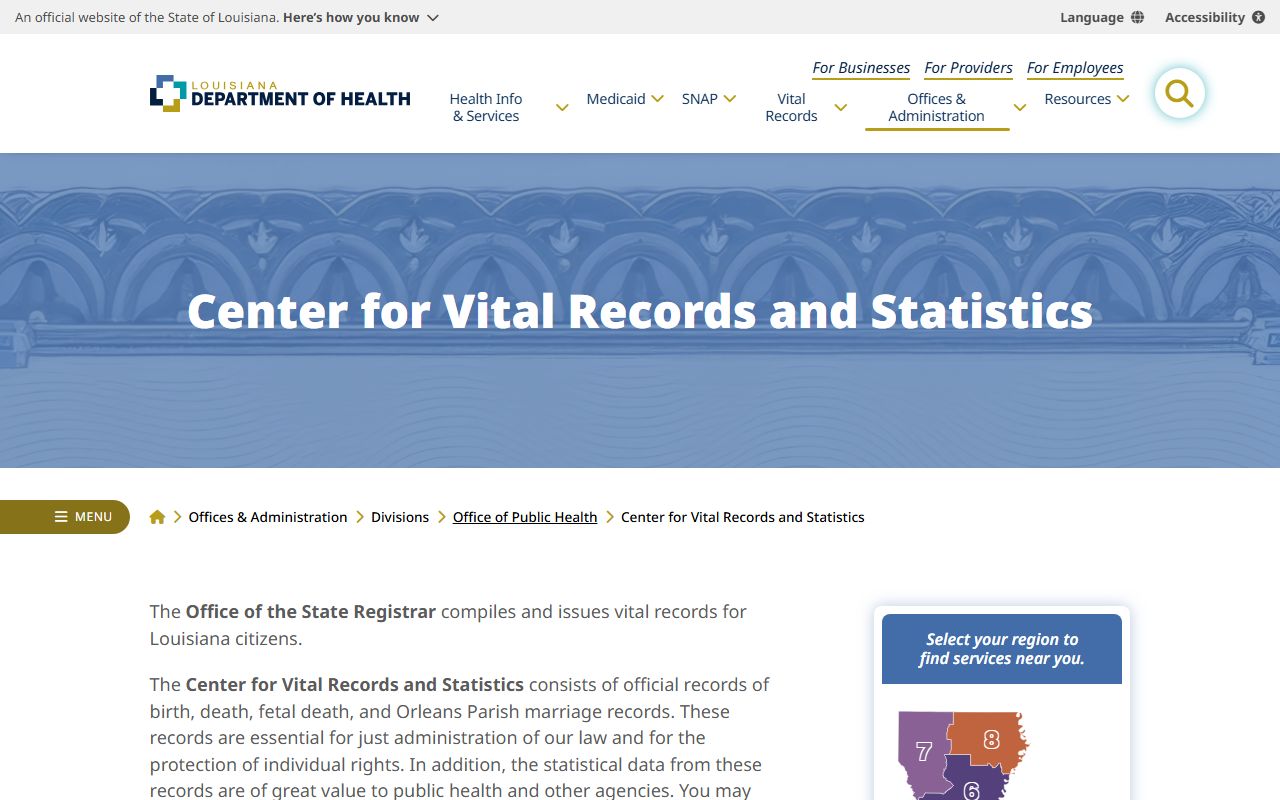 Calcasieu Parish marriage records Louisiana vital records page